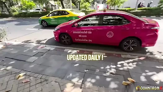 JohnTronX - Hot slim Asian girl sucks and fucks my hard cock in POV style