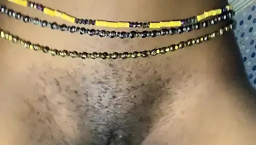 Ateşli zenci bebek önden ve arkadan görünüm bakış açısı yakın çekim