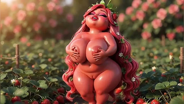"Tatlı çilekli ama güzel sürtük - edepsizce konuşuyor ve götünü oynatıyor 🍓"