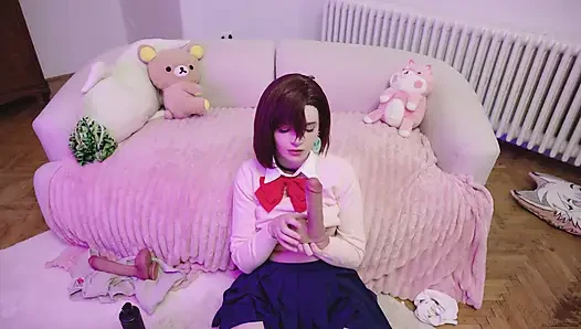 Dandadan Momo Ayase hayalet yarakla sikiliyor