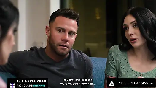 Modern zamanların günahları - hamile evli kadın kocasını doğum öncesi eğitmenle aldatırken izlerken azıyor