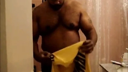 preparando pro banho