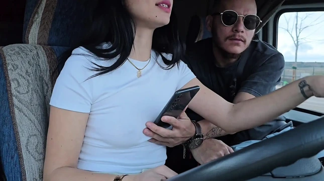 I picked up an UBER Client without a bra