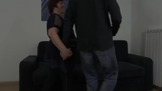 Sex in Germany with a Horny Cougar with Hair on Her BBW Pussy Gets Fucked in the Pussy