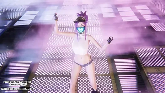 Mmd aespa - armageddon - akali seksi kpop dans league of legends hentai sansürsüz 4k 60 fps