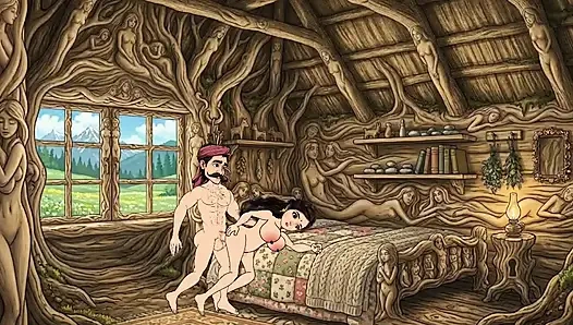 Both Anjali and Coconut Wala have sex with big cocks in their bedroom.