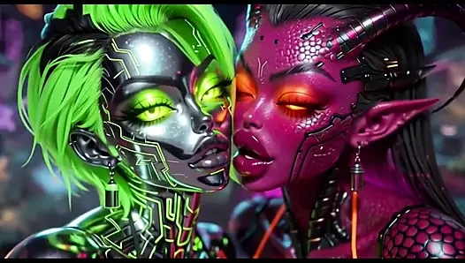 Captain Nova Song ve Kiss klipleri, ai animasyonu