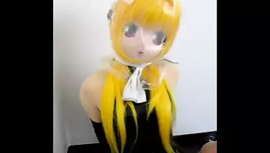 Kigurumi vibratörlü nefes oyunu