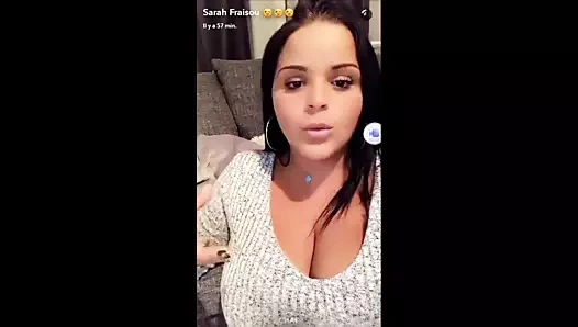 Sarah fraisou fransız-arap doğal göğüsler