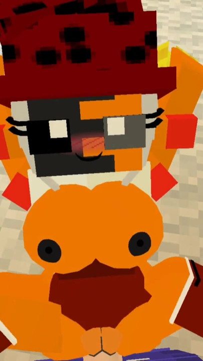 Minecraft jenny mod fapcraft: fazclaire's night fnaf clipsy adlı uçan bir animatronikle sikişiyor | Klip 1