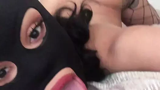 Balaclava masked twerk