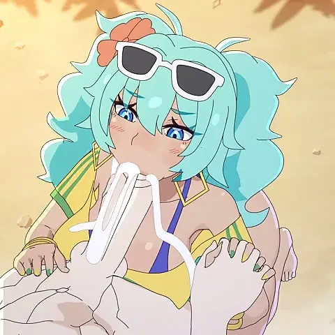 Brazilian Miku happily sucks and rides this cock
