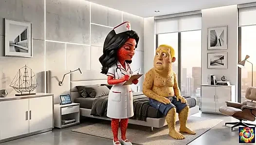 Hemşireyle gece geç saatlerde - ai hentai asmr