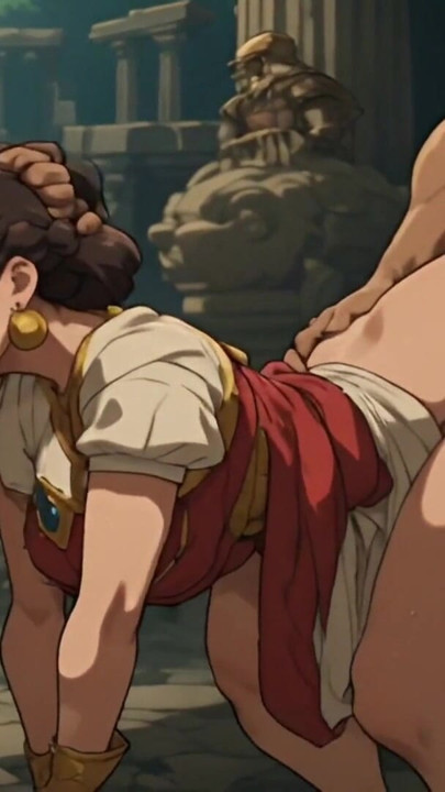 Üçlü antik Roma derlemesi gladyatör asker çizgi filmi hentai animasyonu | Klip 1