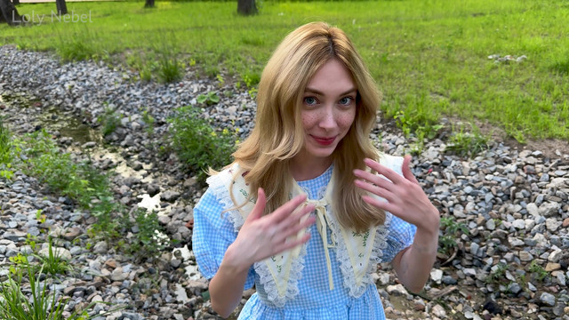 Helped a cute stranger on the street and fucked her on the same day