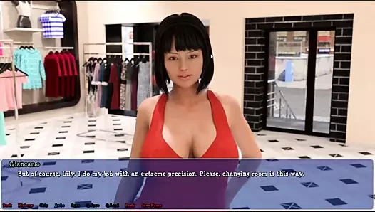 Vadideki zambak- üvey anne iç çamaşırlarıyla soyunuyor