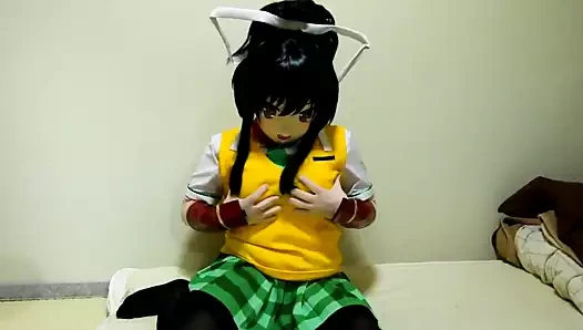 Kigurumi asuka göğüsleri ile palying