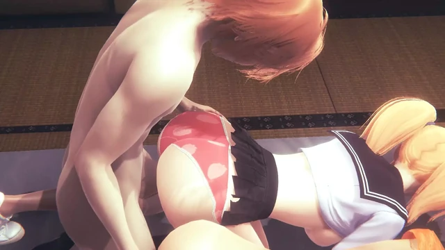 Hentai sansürsüz 3d - bir üçlü koştu