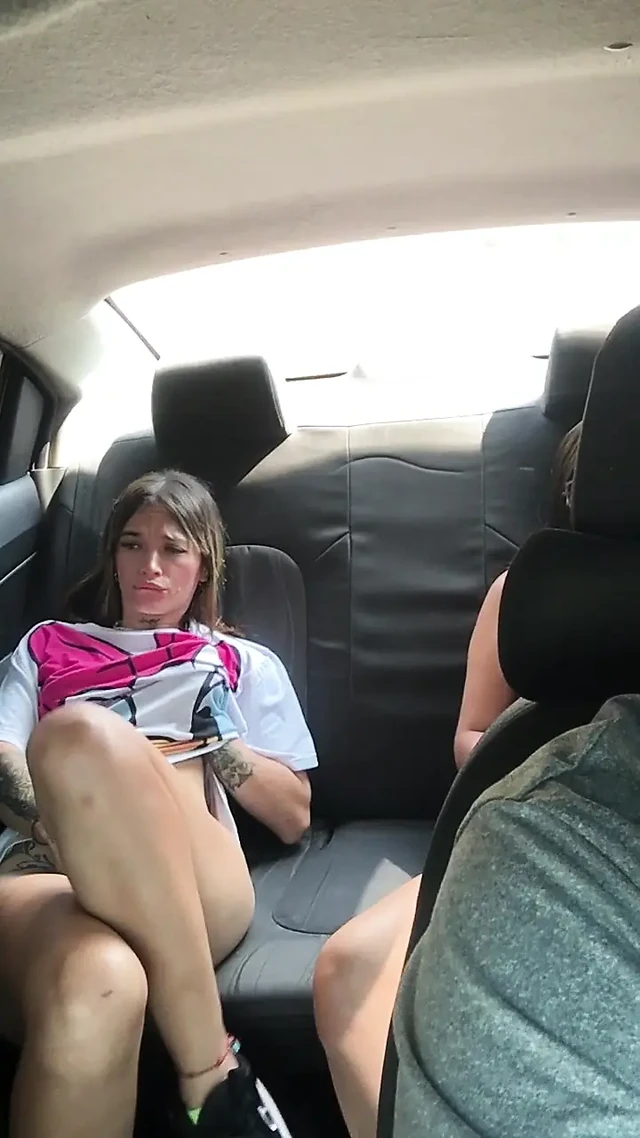 I fuck my friend in my boyfriend's car.