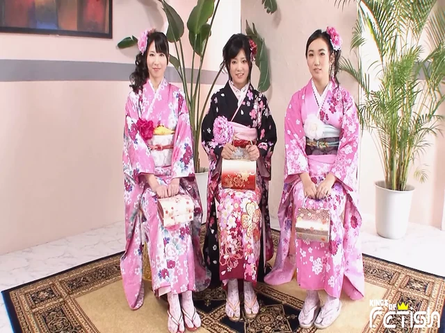 Üç Japon gençler kızdırmak ile onların muhteşem vücutları