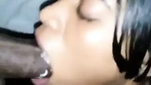 siyah busty kız verir inanılmaz kafa