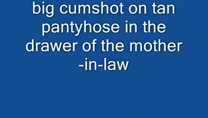 külotlu çorap üzerinde boşalmak