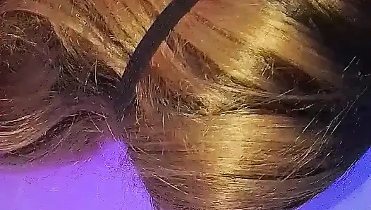 Kocaman bir poposuyla sonunda seks yaptı.