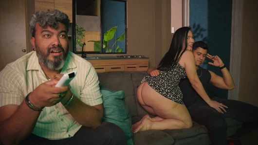 Horny Husband! - Stepson Gives His Stepmother What Husband Doesn't Know