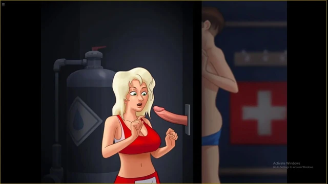 Horny Swim Trainner Cassie Loves Glory Hole Blowjob In Summertime Saga