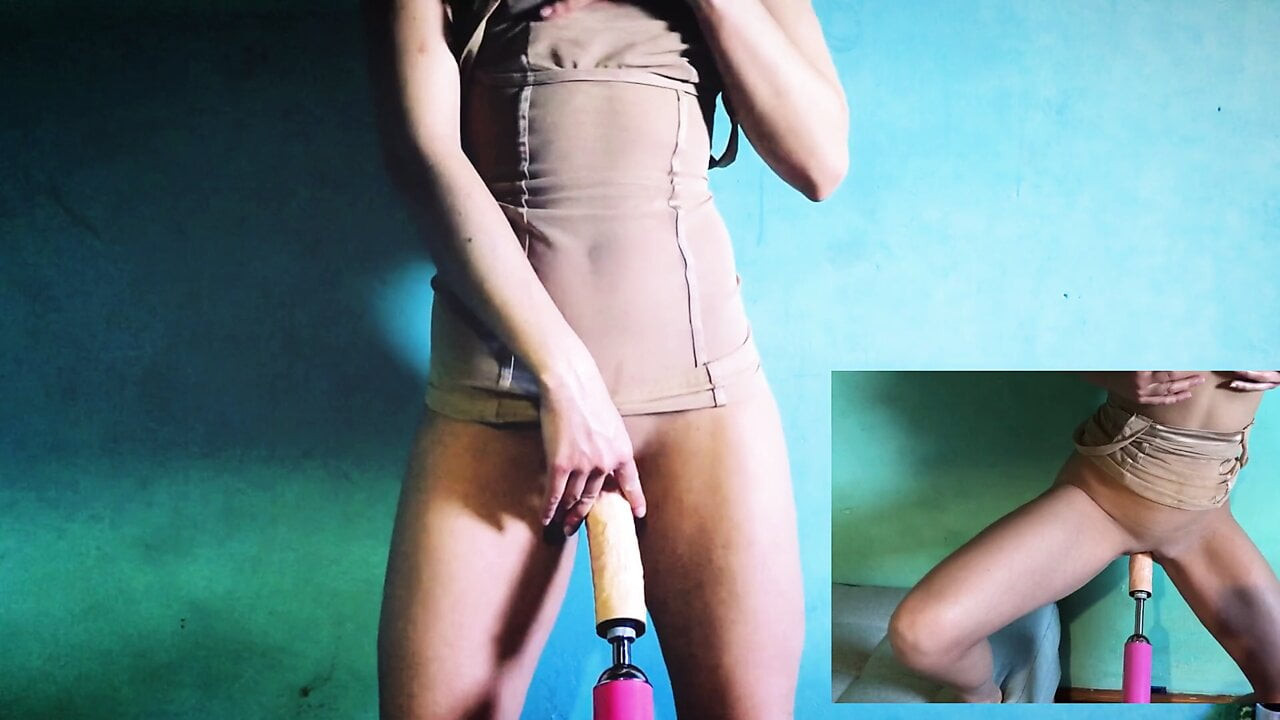Slutwife dans ve kahrolası ile bir dev sikme makine