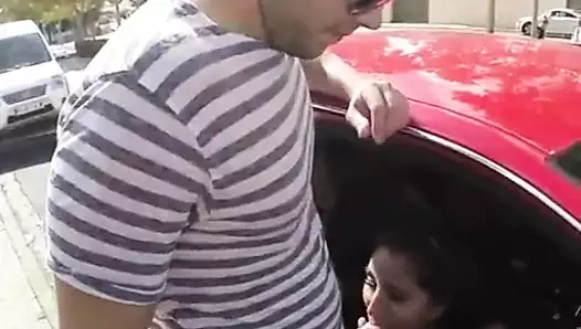 oral seks içinde the araba 00001