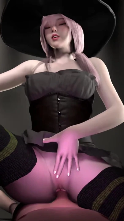 Захватывающий момент из "Приватный танец корейской ведьмы (скачка на Хэллоуин в видео от первого лица)