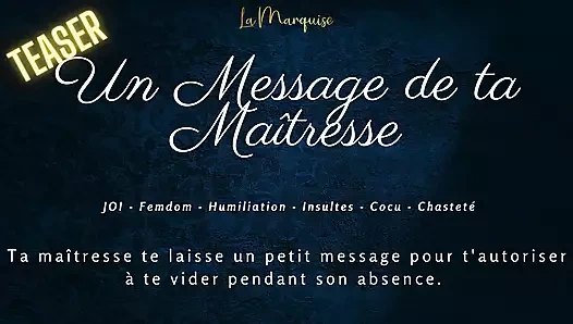 Fransız sesli porno | Öğretmeninizden bir mesaj