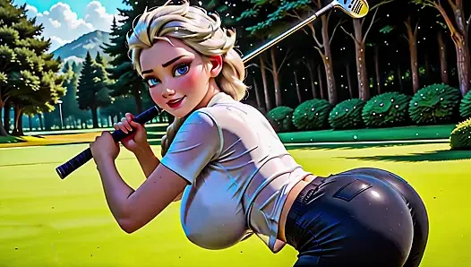 Golf kızı -ai generated-