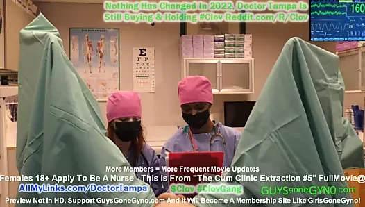 Döl kliniğinde nonbinary tıbbi sapıklar tarafından alınan doktor Tampa'da sperm çıkarma #5! Tam film, çocuklar