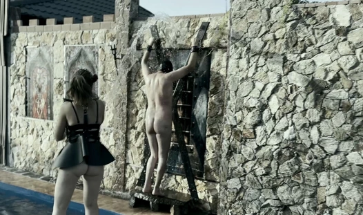 Crucified at the pool - Wake up with cold water