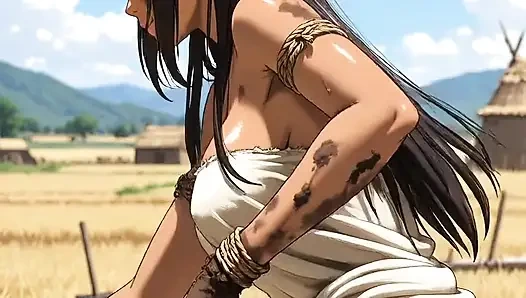 Taş devrinden gelecekteki edepsiz konuşma yolculuğuna seksi kadınlar