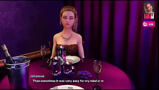 Melodi #31 - Melody ve Johannes bu gece dışarı çıktı... Melody sikilirken yalvarırken Johannes'in bacağına fışkırtıyor.