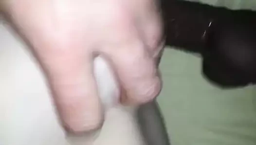 Sıcak karısı emmek horoz ve siyah yapay penis sikikleri.