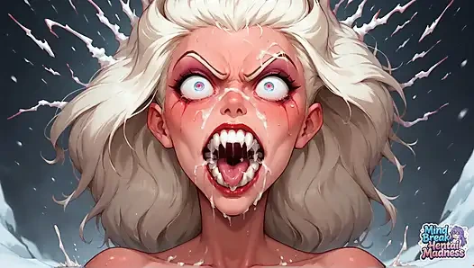 Karla kaplı fışkırtarak boşalma patlaması