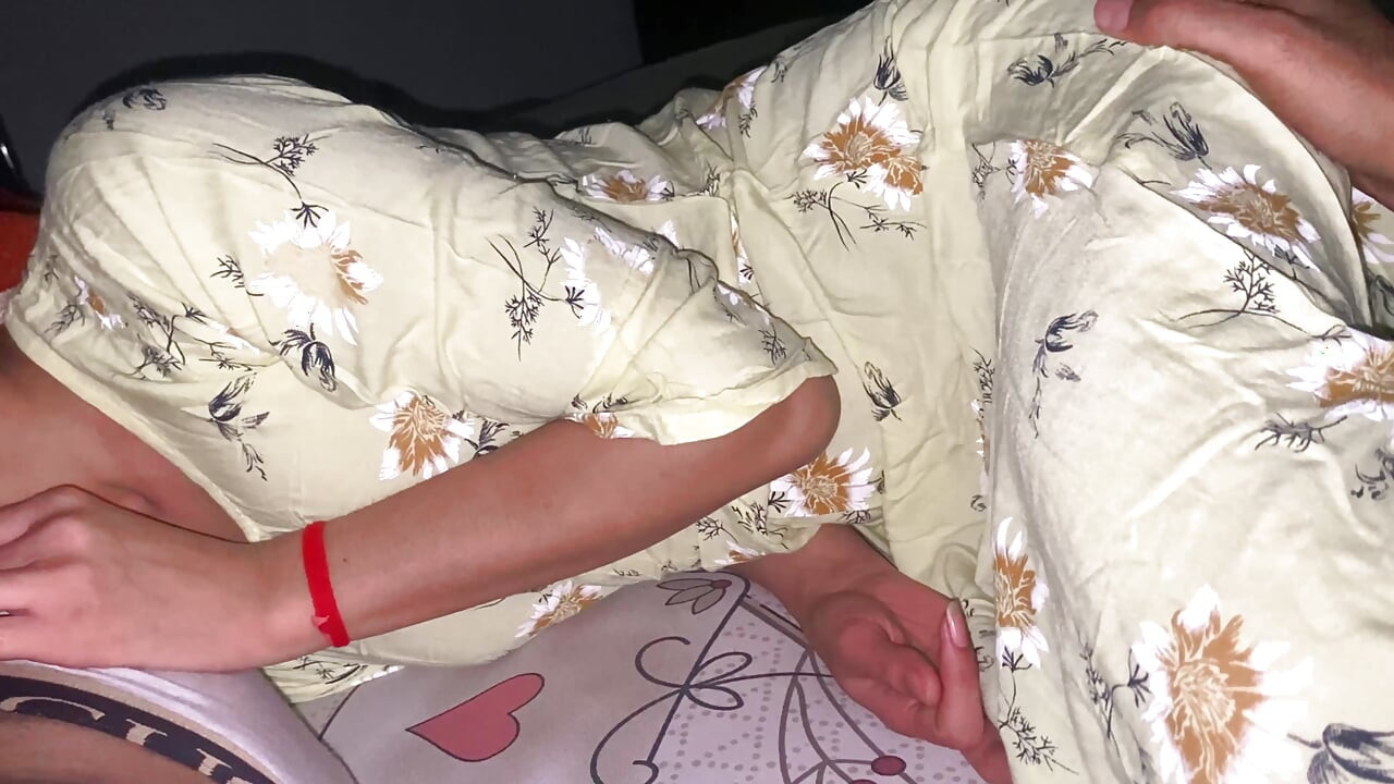 Bhabhi came to my room and we shared the same bed.