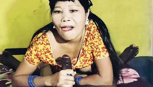 Güzel Desi çift Hintli