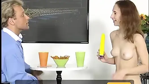 Oyuncu seçmelerinde hatun ıslak amcığıyla oyuncak oluyor