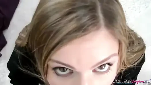 Schoolgirl Blow Job Featuring Stella Cox