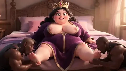 Ssbbw tanrıça ayak ibadeti - ırklararası köleler büyük ayaklarını yalıyor