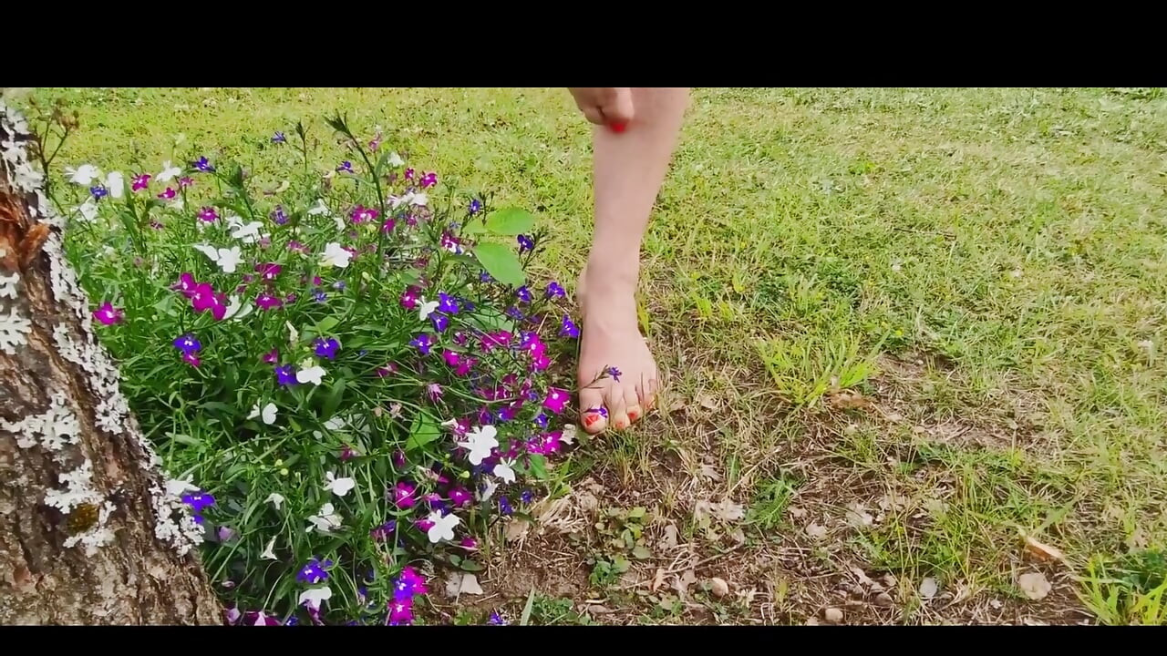 Sevgi dolu ayaklarımın hayranları için özel bir video