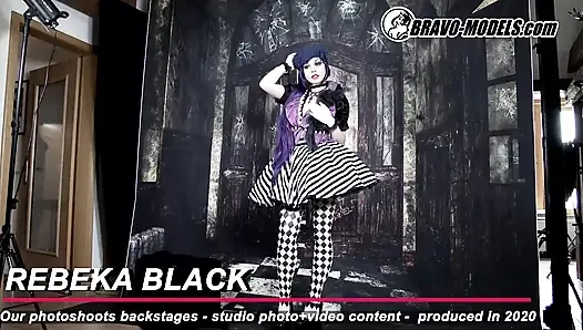 386-sahne arkası fotoğraf çekimi Rebeka Black - yetişkin