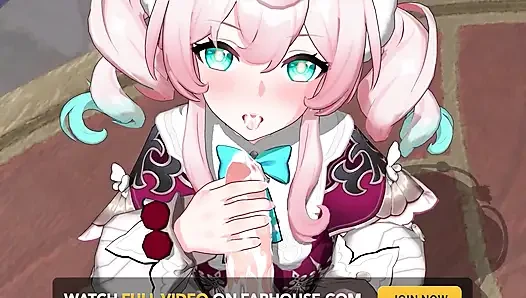 Honkai star rail - hyacine x caelus tutkulu seks - 3d hentai animasyon
