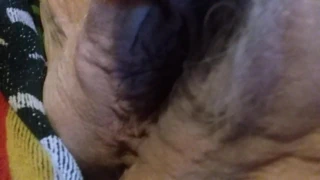 Eski şişman am Mastürbasyon ile değnek