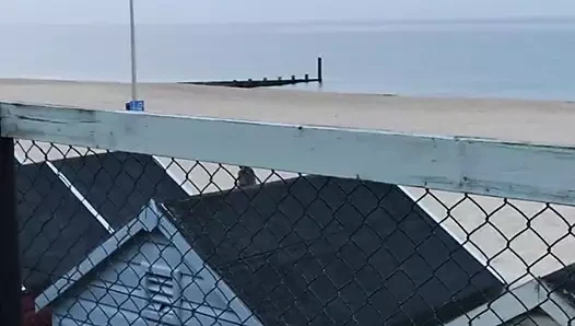 Sabahın erken saatlerinde gezinti yolunda